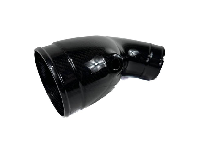 Whipple 132mm Elliptical Carbon Fiber Air Inlet Tube - 2015-2026 F150 5.0L