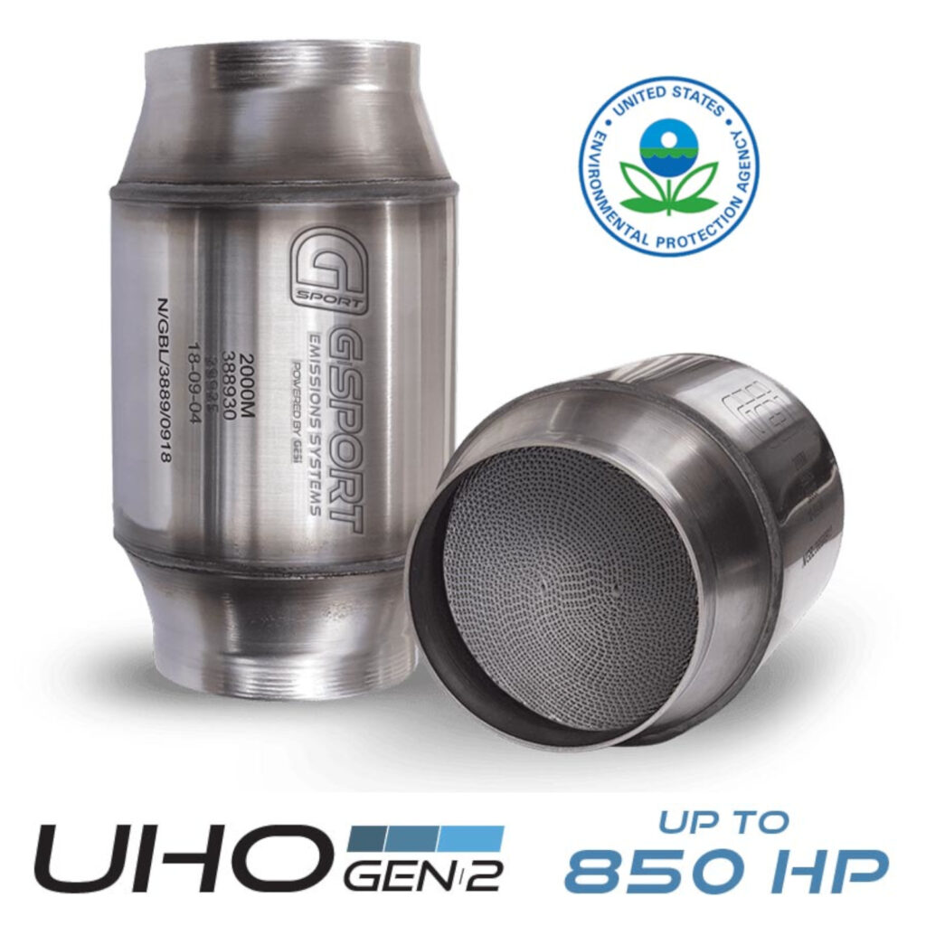 GESI GEN 2 GSport UHO EPA Approved 3.0in Inlet/Outlet Catalytic