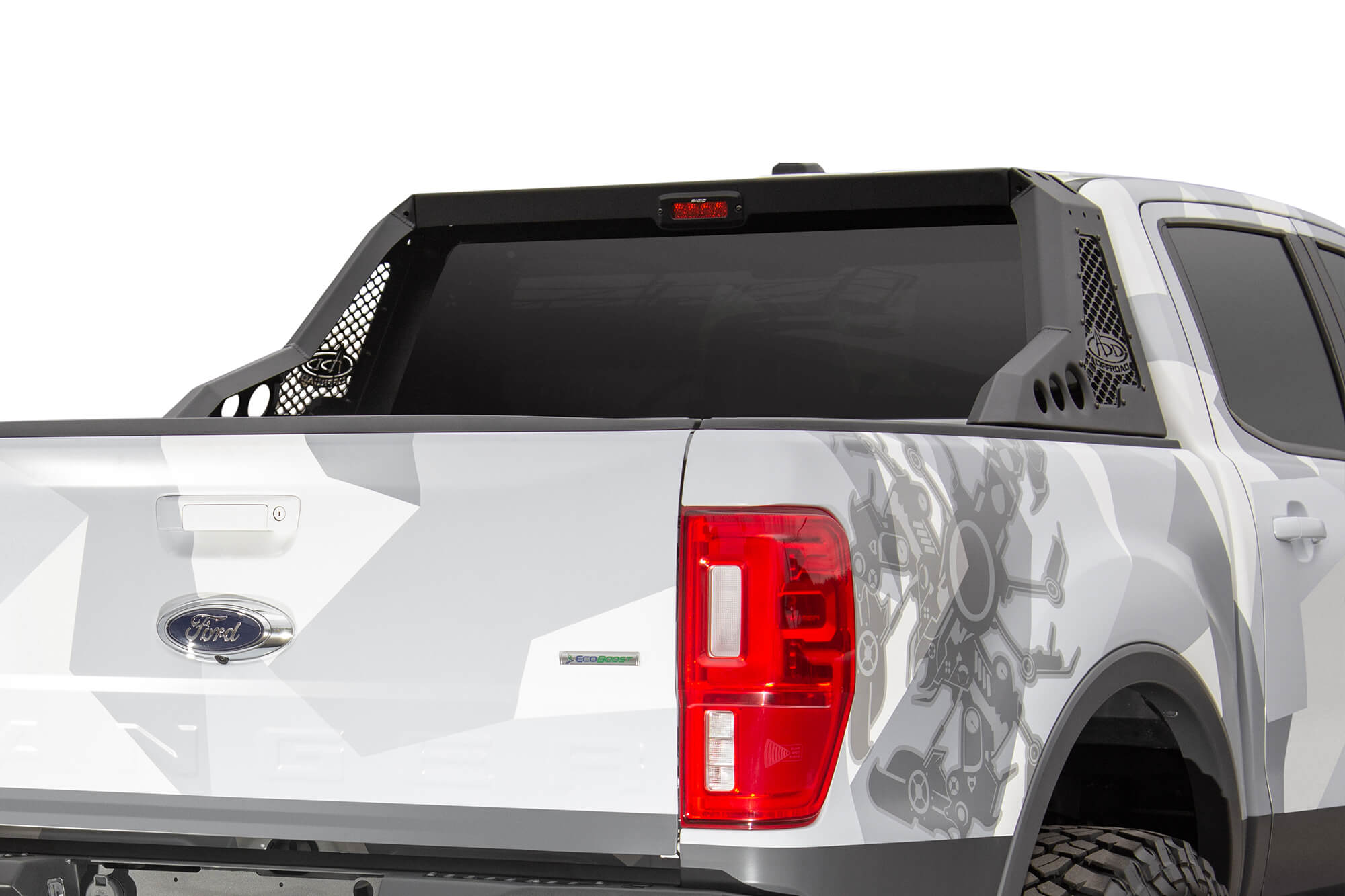 Add Honeybadger Chase Rack 2019 2021 Ford Ranger Oz Tuning 8077