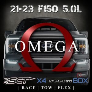 2021-2023 F150 5.0 - Omega Tune (TUNE ONLY - For SCT X4 #7015PG-B and BDX) – Basic Mods