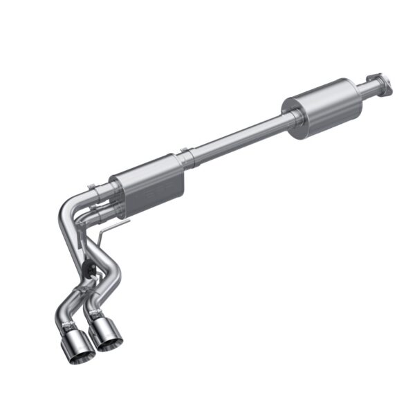 MBRP T304 Pre-Axle (Street Profile) 2.5in OD Tips 3in Cat Back Exhaust  2021-23 Ford F150  5.OL V8