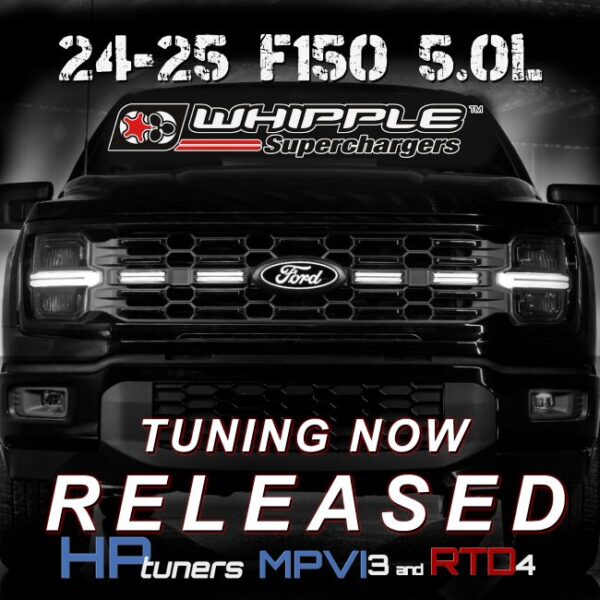 Oz Tuning - 2024-2025 F150 5.0 - Forced Induction Tune (FOR HP TUNERS MPVI3 and RTD4) - Whipple Stage 2 Superchargers (PRE SALE)