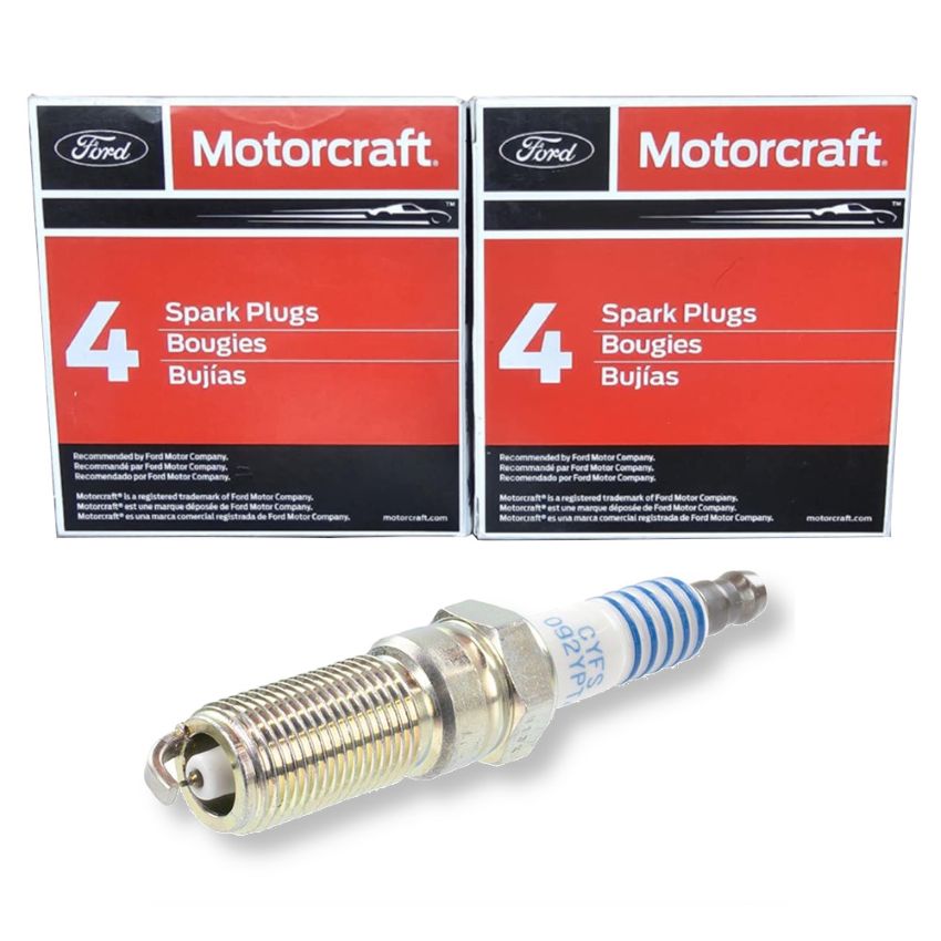 FORD MOTORCRAFT IRIDIUM Spark Plugs (Pre-Gapped) – 2018-2020 F150 5.0L